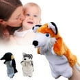 thumbnail image 1 of Fox Puppet Cute Animal Doll Plush Toys Hand Flexibility Training Parent-child Interaction Novelty Toy Doll Finger Puppet Gift, 1 of 8