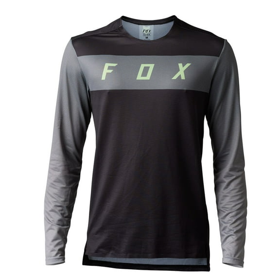 Fox Racing Flexair Arcadia Mens LS MTB Mountain Bike Jersey Black SM