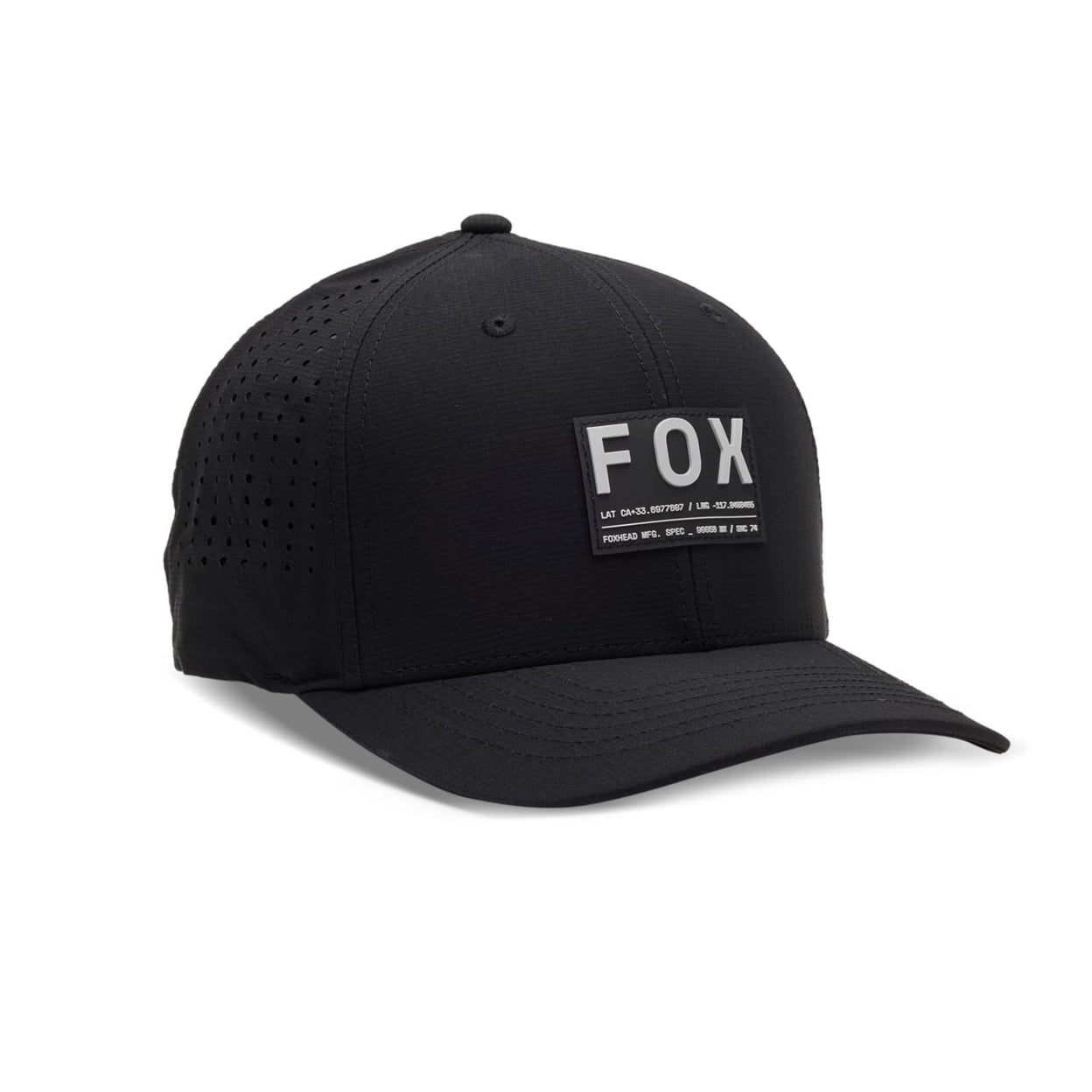 Fox Racing Men's Non Stop Tech Flexfit Hat Black MDNT Size Medium