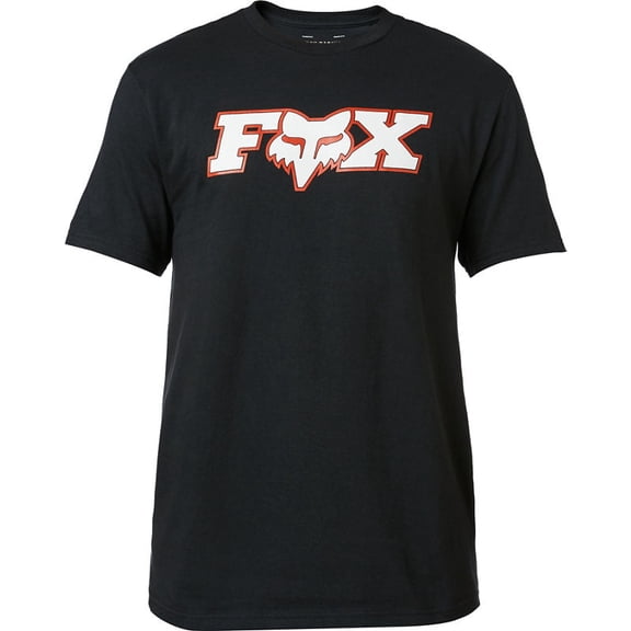 Fox Racing Outer Edge Mens Short Sleeve T-Shirt Black MD