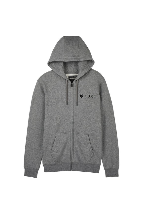 Men's Standard Absolute Fleece Zip, Heather Graphite, Medium HEATHER GRAPHITE