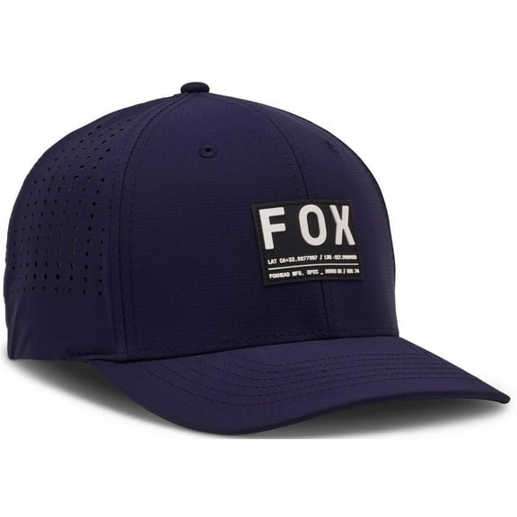 Fox Racing Men's Non Stop Tech Flexfit Hat Midnight Blue Size One Size Adjustable