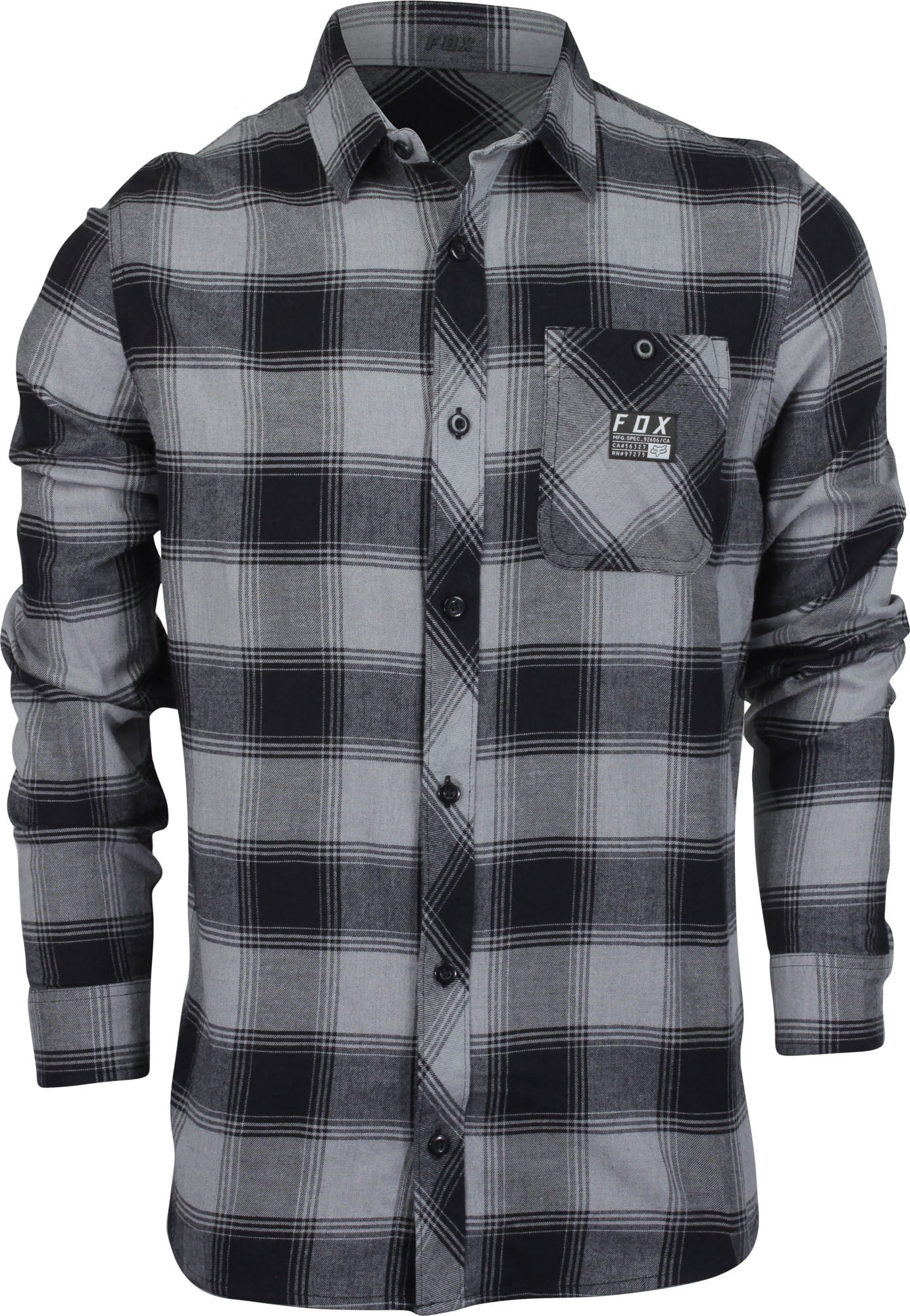 Fox Racing Mens Longview Lightweight Flannel Shirt - Heather Graphite -  Walmart.com