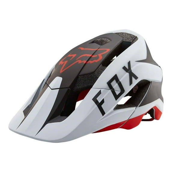 Fox Racing Metah Helmet: Flow White/Black/Red XS/SM