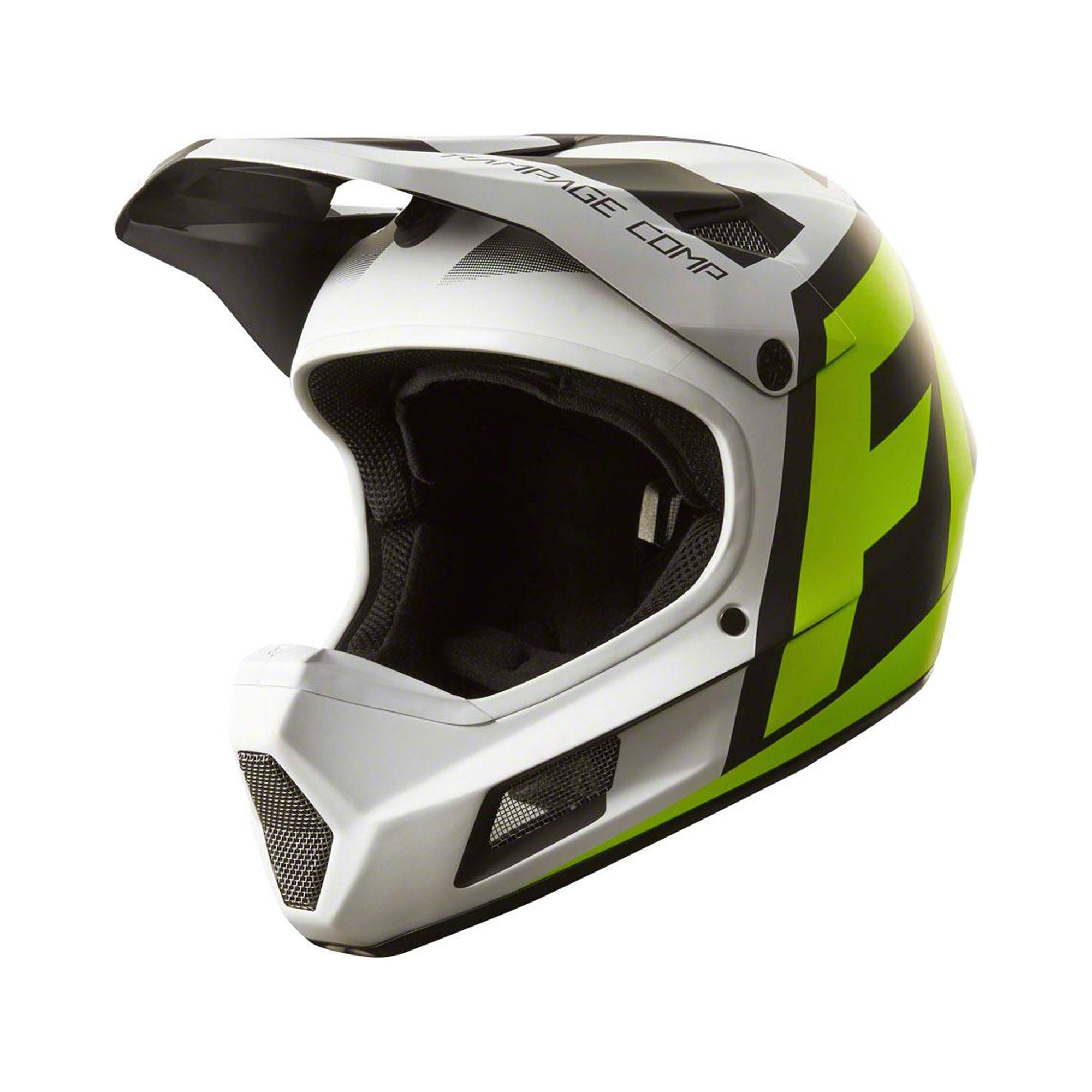 Fox Racing Rampage Comp Helmet Creo White Yellow XL Walmart