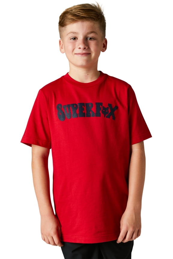 Super Trick LE Youth Short Sleeve T-Shirt Flame Red XL