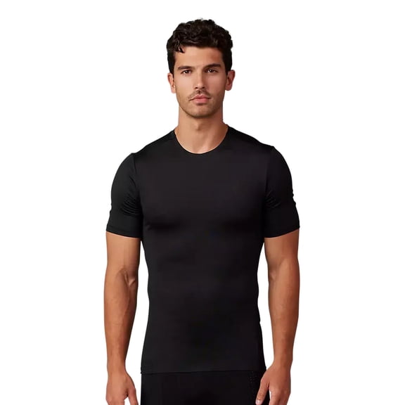 Fox Racing Tecbase Mens Short Sleeve Baselayer Top Black MD