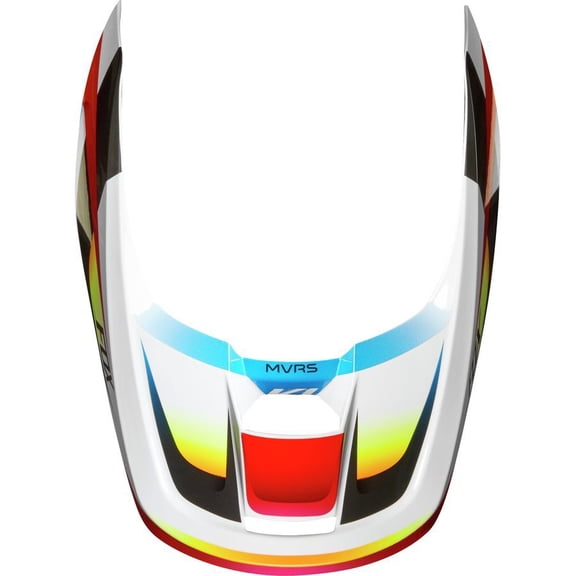 Fox Racing V1 Motif Youth Helmet Replacement Visor/Peak Red/White