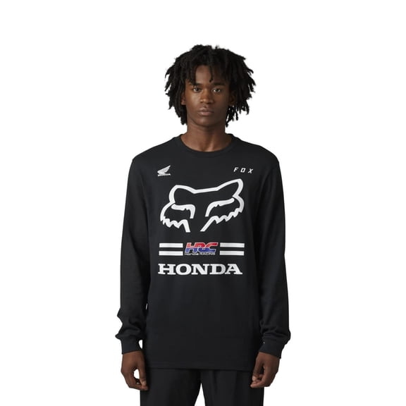 Fox Racing Men's Standard Fox X Honda Premium Long Sleeve Tee FLAME RED