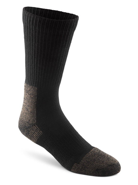 Mens Steel-Toe Wick Dry Heavyweight Crew Socks - Medium