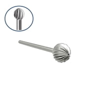 Fox Round Bur 029 2.9 mm Pkg of 1 Vanadium Steel Jewelry Tool Made In Germany