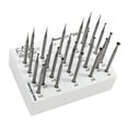 thumbnail image 1 of Fox Round Burs Set Jewelry Making Ball Shape Bur Fig1 Ball Burs 24 Pcs - 004-031, 1 of 3