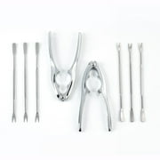 Fox Run 1108 Stainless Steel Seafood Cracker and Pick Tool Set