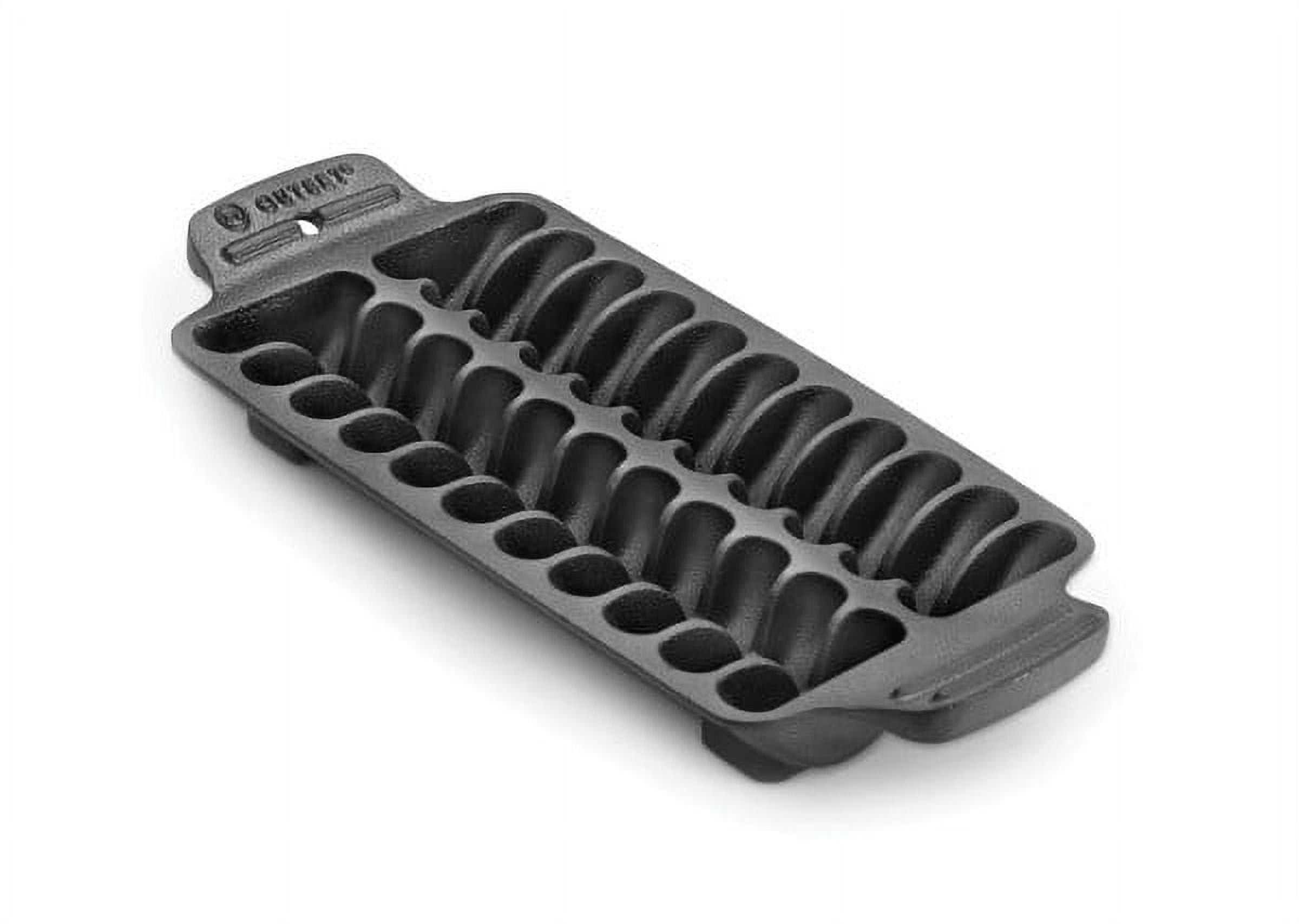 Black Cast Iron Shrimp Grill and Serving Pan