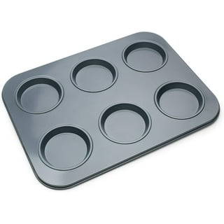Cyimi Mini Muffin Pan 12 Cup with Removable Bottom,Nonstick Cupcake Pans  for Baking,Mini Muffin Cheesecake Tin for Oven, 12 Cavity Premium Carbon