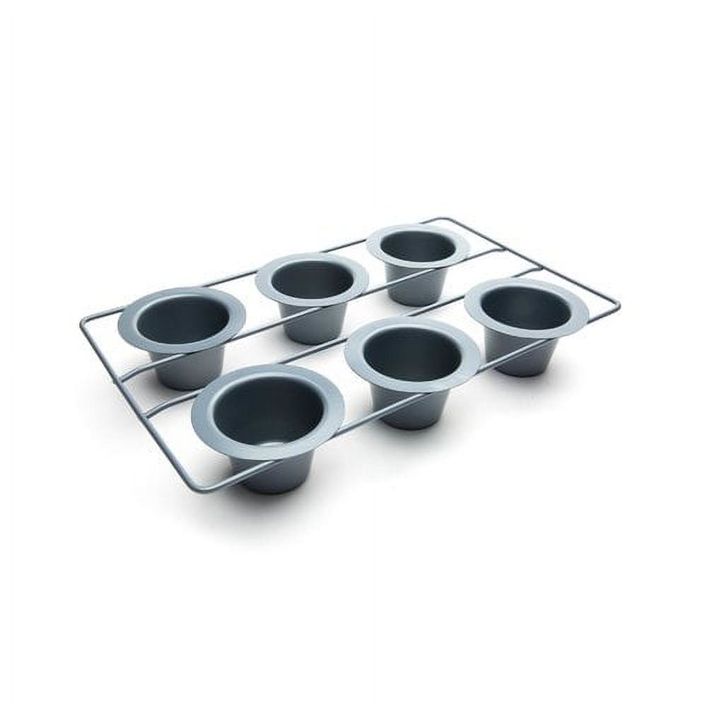 Nordic Ware Grand Popover Pan, NonStick Bakeware for Easy Clean