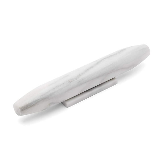 Fox Run 48760 White Marble French Rolling Pin, 2 x 12 x 2 inches