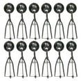 thumbnail image 1 of Fox Run Stainless Steel Scoop Ice Cream Cookie Dough Scooper 2-3/8 inch Large Spring Action, 12-Pack, 1 of 8