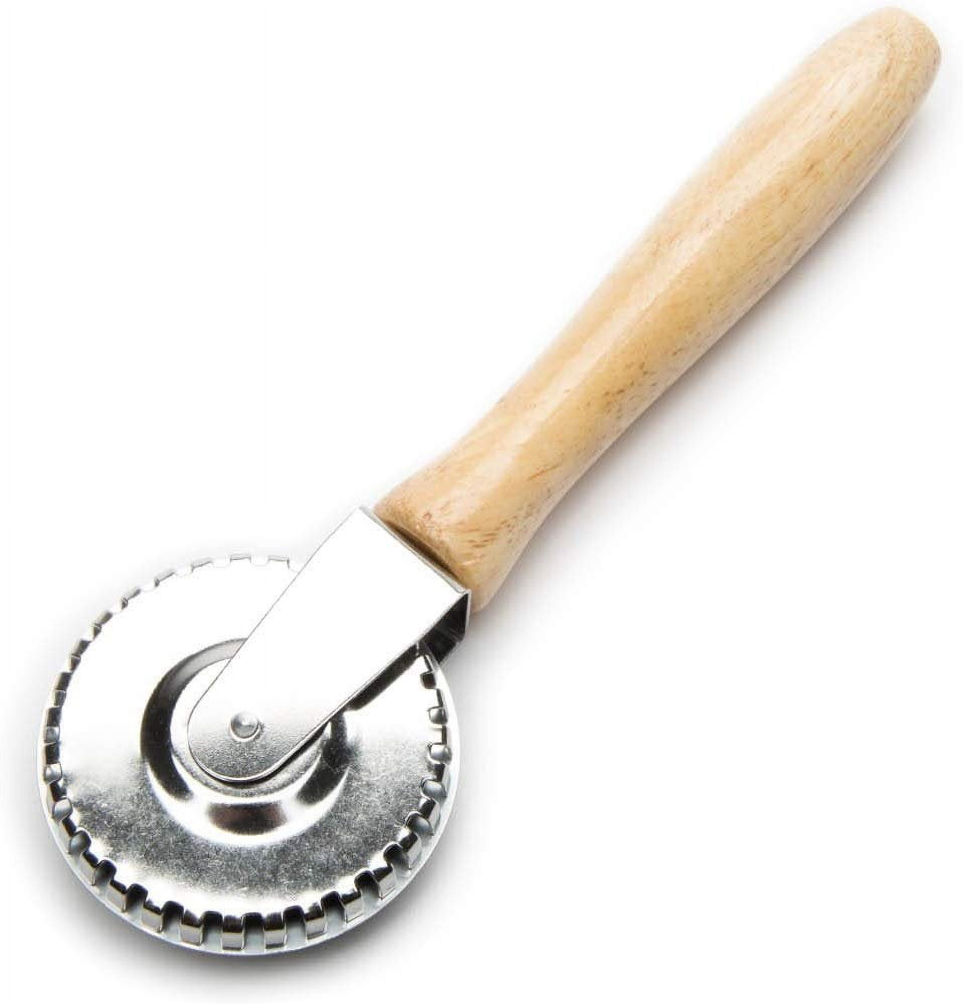 Fox Run 5 3/4 x 4 Stainless Steel Dough Cutter / Bench Scraper with  Measurements and Wood Handle