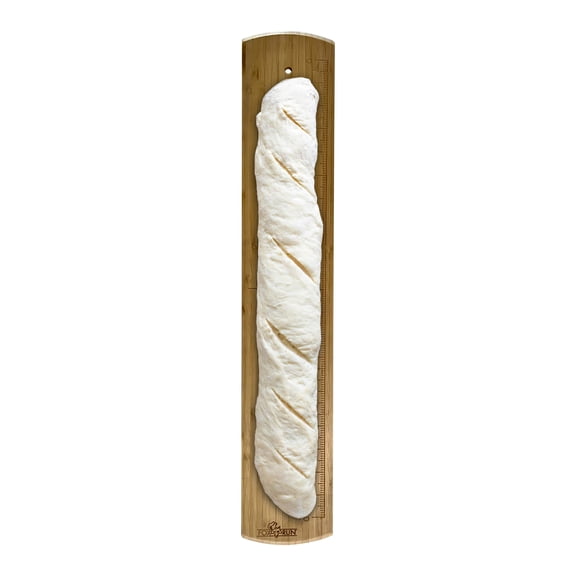 Fox Run Bamboo Baguette Transfer Peel, Dough Transfer Board with 20" Engraved Ruler