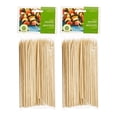 thumbnail image 1 of Fox Run Bamboo Skewers 6 inch Barbecue BBQ Skewers Shish Kabob 100 Count, 2-Pack, 1 of 12