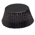 thumbnail image 1 of Fox Run Black Foil Baking Cups - Set of 32 Standard Size Cupcake Liners, 1 of 1