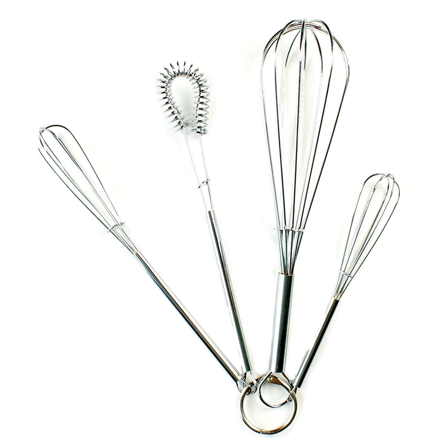 Walfos Mini Whisks Stainless Steel, Small Whisk 2 Pieces, 5in and 7in Tiny  Whisk for Whisking, Beating, Blending Ingredients, Mixing Sauces