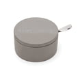 thumbnail image 1 of Fox Run Cement Dual Chamber Salt Cellar, Divided Compartments with Lid and Spoon, 3.75", Slate Grey, 1 of 2