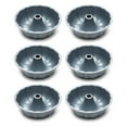 thumbnail image 1 of Fox Run Fluted Bundt Pan with Center Tube Preferred Non Stick Steel 8.5 in, 6-Pack, 1 of 7