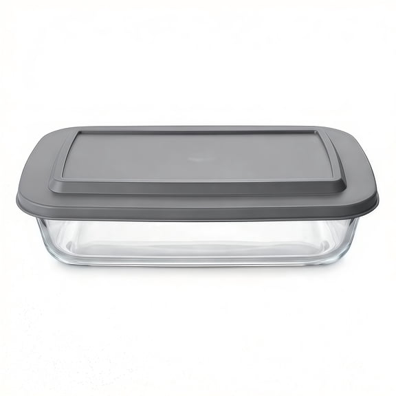 Fox Run Glass Baking Pan & Lid, 9" x 13" Glass Casserole Dish with Lid