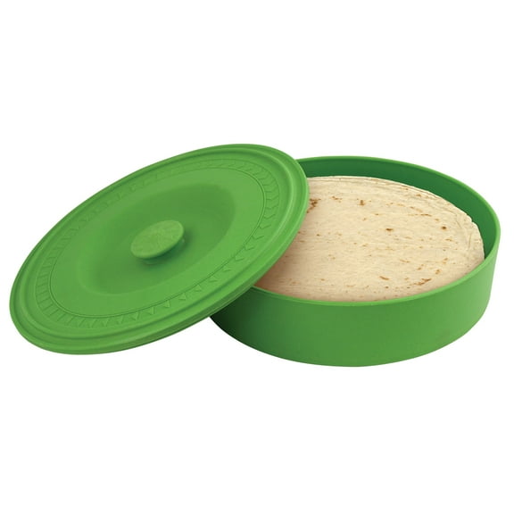 Fox Run Tortilla Food Warmer, Green, 8.5"
