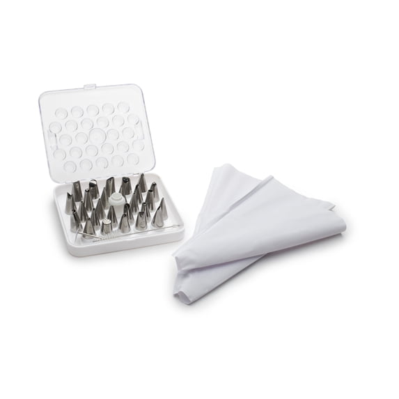Fox Run Icing Decorating Set, Stainless Steel, 31-Piece Set