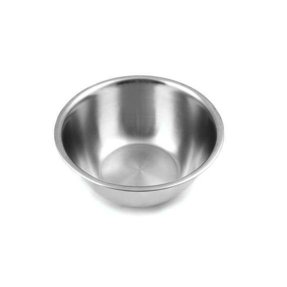 Fox Run Large Mixing Bowl, Stainless Steel, 4.25-Quart Kitchen Mixing Bowl