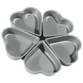 thumbnail image 1 of Fox Run Linked Heart Cake Pan, 4-Inch, Preferred Non-Stick, 1 of 3