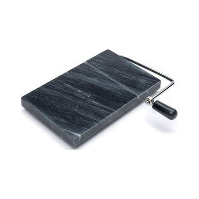 Fox Run Black Marble Cheese Slicer with Durable Stainless Steel Wire