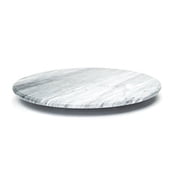 Fox Run Marble Lazy Susan For Tabletop, White, 12 Diameter