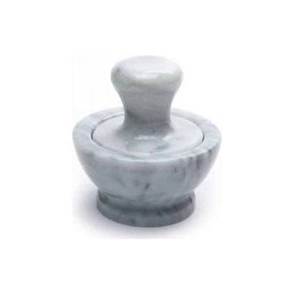 Fox Run Marble Mortar and Pestle, White
