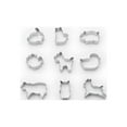 thumbnail image 1 of Fox Run Mini Animal Cookie Cutter Set, 9-Piece, 1 of 8