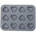 thumbnail image 1 of Fox Run Mini Heart Muffin Pan, 12-Cup, Preferred Non-Stick, 1 of 3