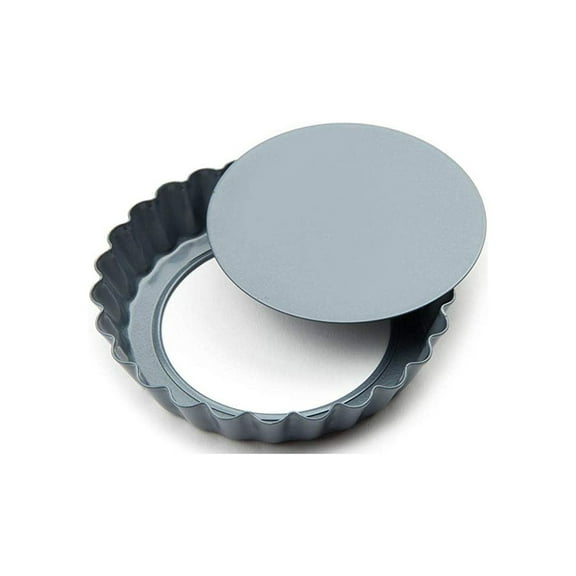 Fox Run 4446 Mini Loose Bottom Tart/Quiche Pan, Preferred Non-Stick, 4-Inch
