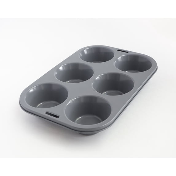 Fox Run Non-Stick Extra Large Muffin and Cupcake Pan, 6 Cup