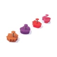 thumbnail image 1 of Fox Run Pie Crust Cutters, Cookie, Fondant Stampers, Heart, Leaf, Apple, Cherry, Set of 4, 1 of 8