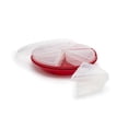 thumbnail image 1 of Fox Run Pie Saver with 6 Individual Slice Containers, Red Pie Carrier With Lid, 13.5" x 13.5" x 2.75", 1 of 10