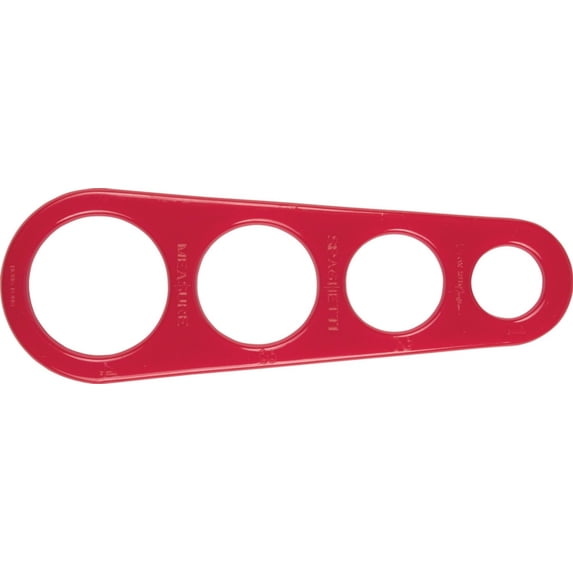 Fox Run Plastic Spaghetti Measure Portion Guide - Assorted Colors (Single)