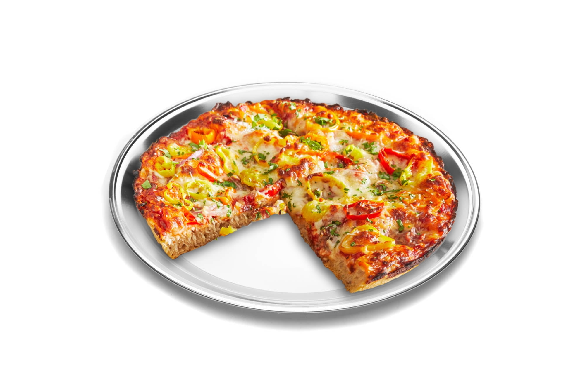 16-Inch Stainless Steel Round Pizza Pan