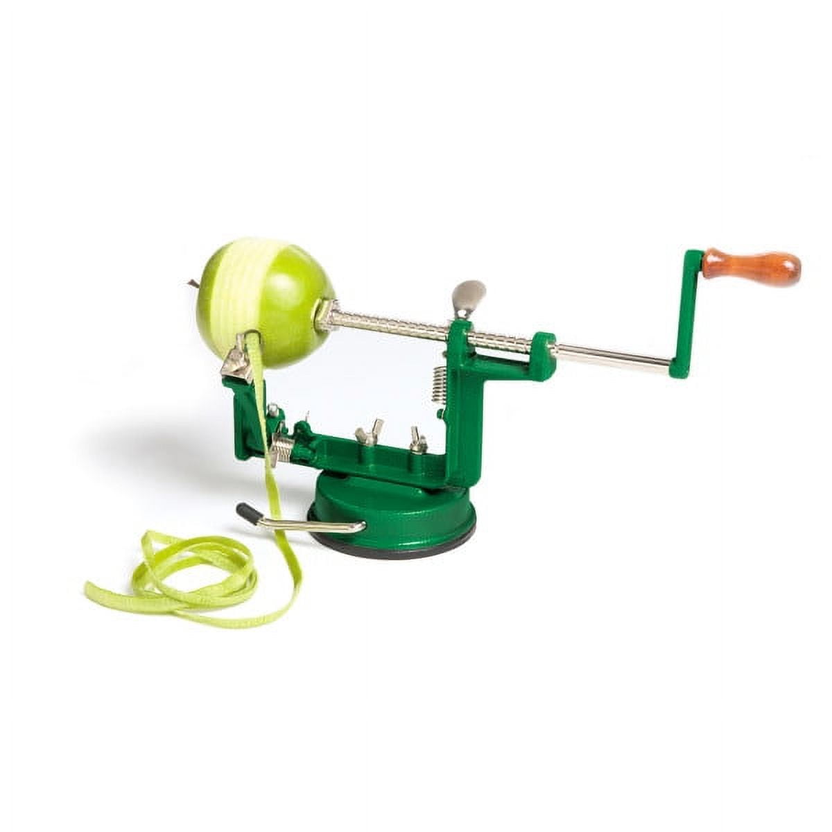 Green Stainless Steel Apple Peeler with Suction Base