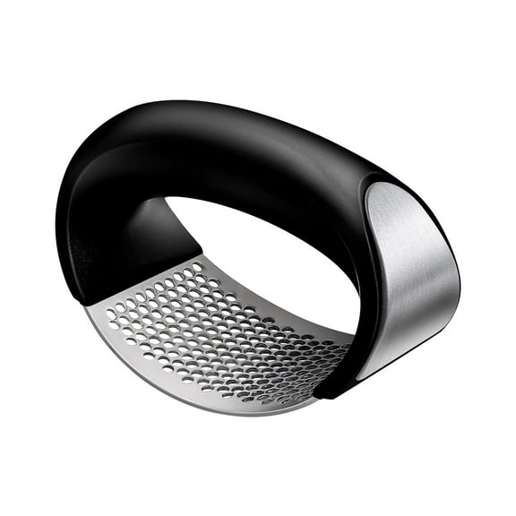 Fox Run Stainless Steel Garlic Rocker Press, Ergonomic Garlic Mincer