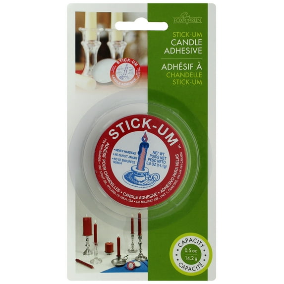 Fox Run Stick-Um Candle Adhesive Net Weight 0.5 oz