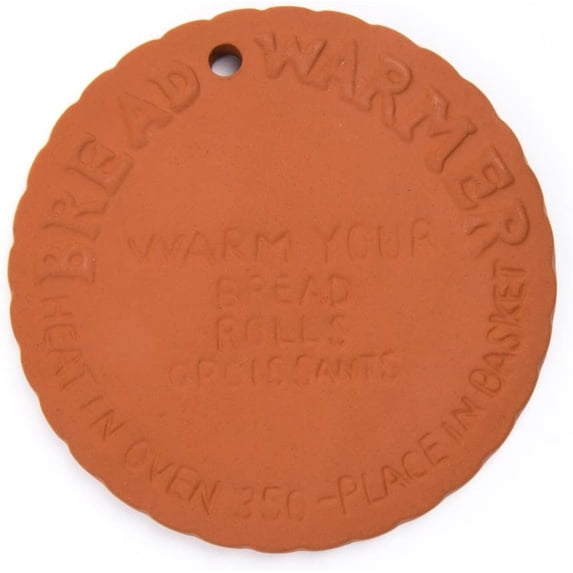 Fox Run Terra Cotta Bread Warmer, Round 4.5 Inches