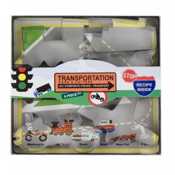 Fox Run Transportation Cookie Cutters, Box of 6 (36010)